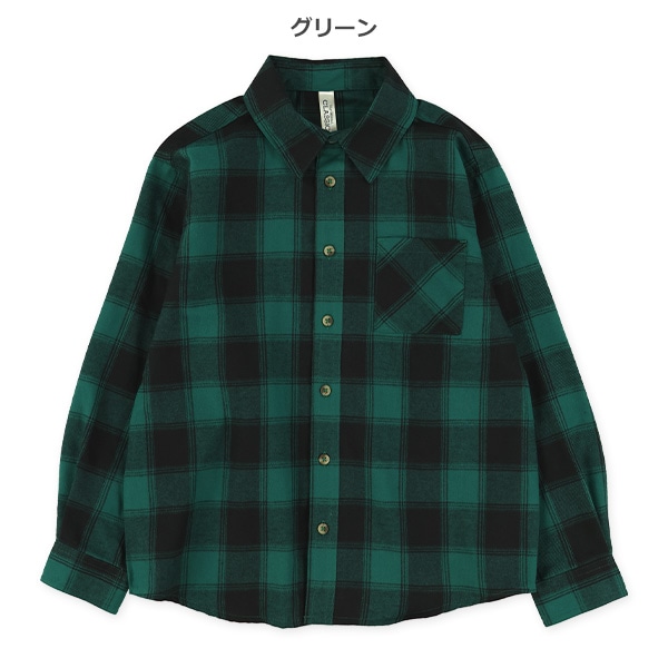 ビエラチェック長袖シャツ