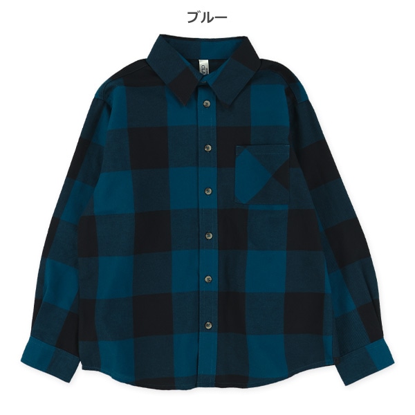 ビエラチェック長袖シャツ