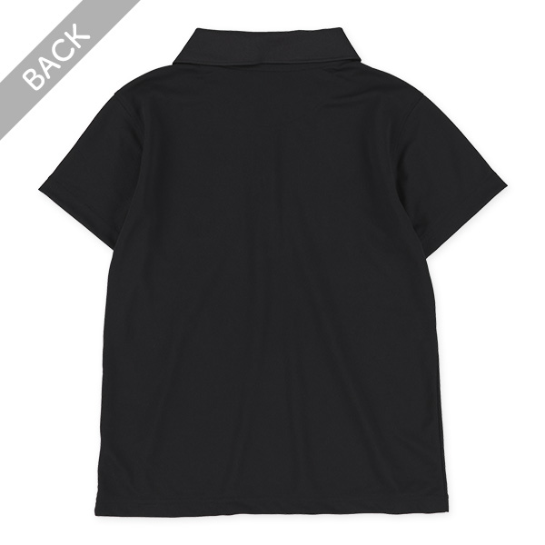 ナンバーワッペン半袖ポロシャツ