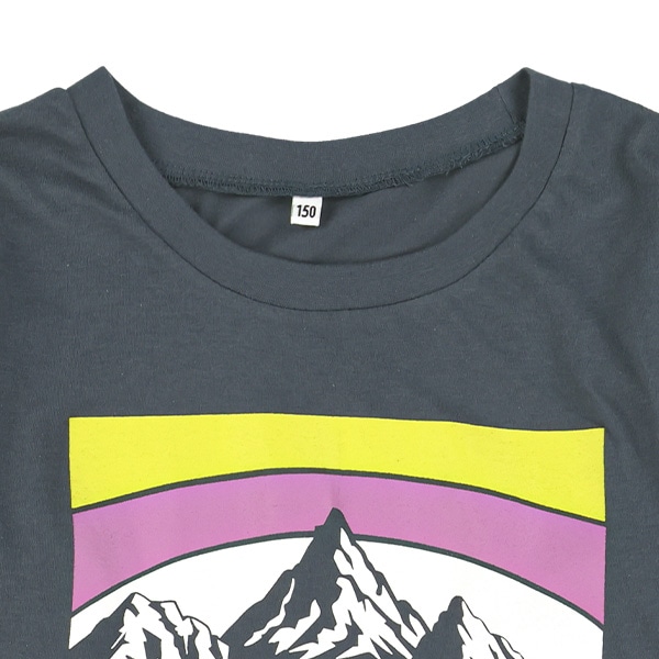 アウトドア風FREESPIRITロゴ長袖Tシャツ