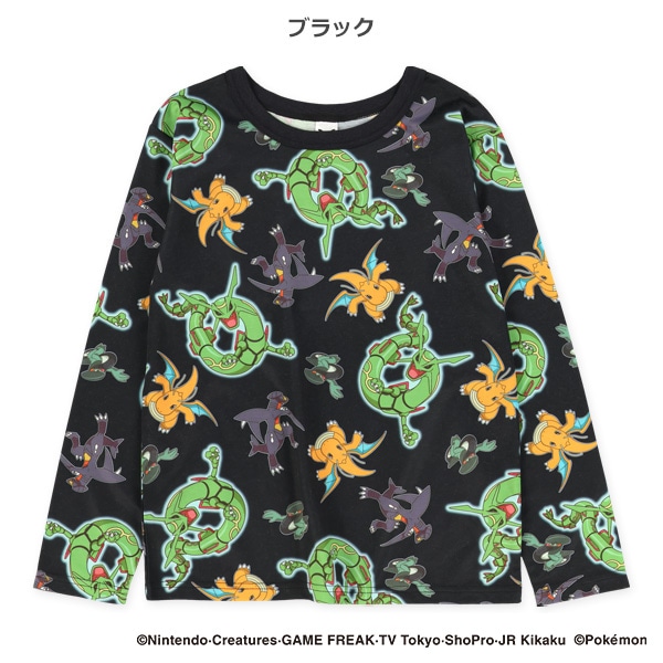ダンボールニット総柄長袖Tシャツ（ポケモン）