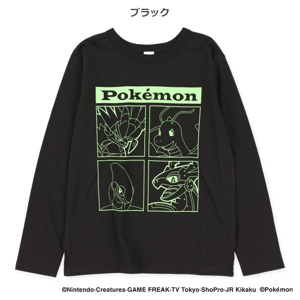 プリント長袖Tシャツ（ポケモン）