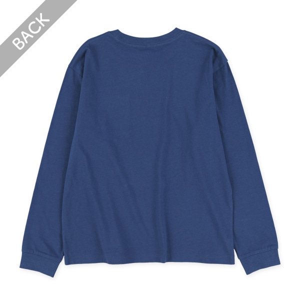 ポケット付きワイド長袖Tシャツ