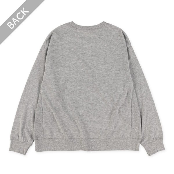 テレコ脇切り替えワンポイント長袖Tシャツ