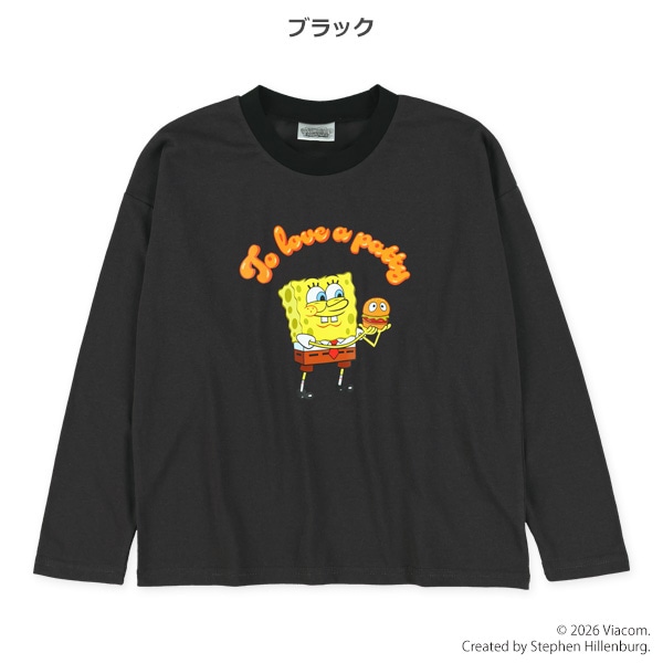 長袖Tシャツ（スポンジボブ）