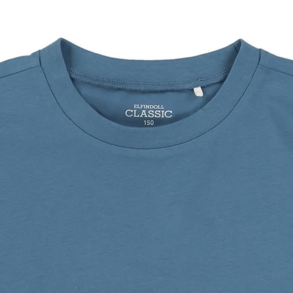 裾ワンポイントレイヤード風半袖Tシャツ