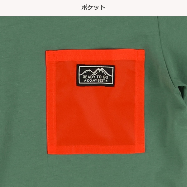 チケット付きポケット半袖Tシャツ