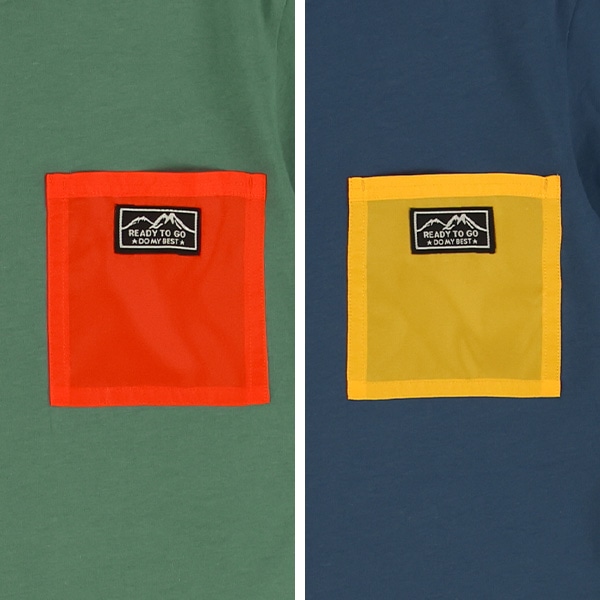 チケット付きポケット半袖Tシャツ