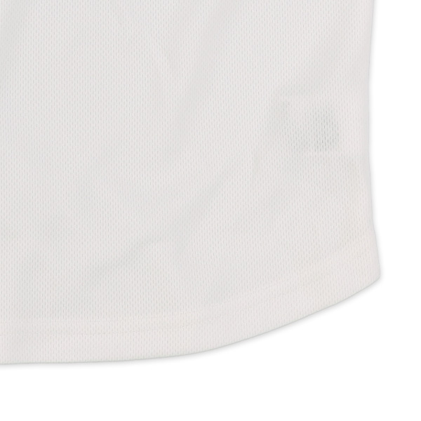 ポリエステルメッシュ肩2ライン半袖Tシャツ