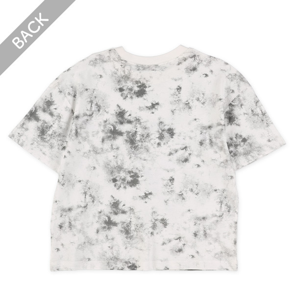ムラ染め風星プリント半袖Tシャツ