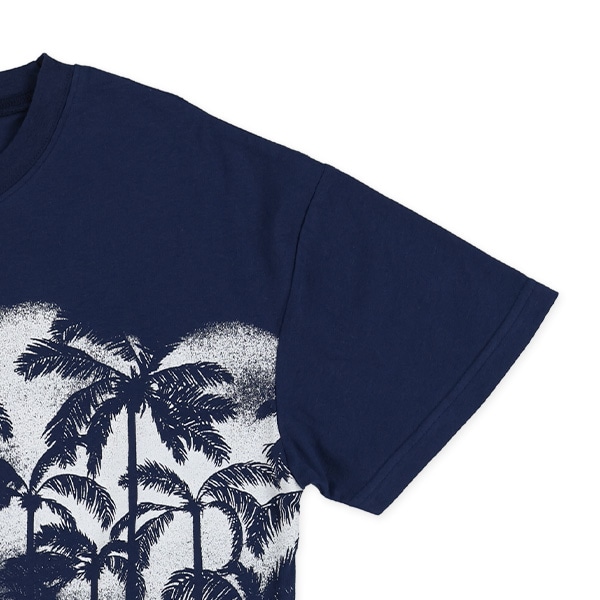 スプレー風プリント半袖Tシャツ