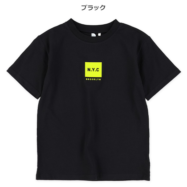 N.Y.Cボックスロゴ半袖Tシャツ