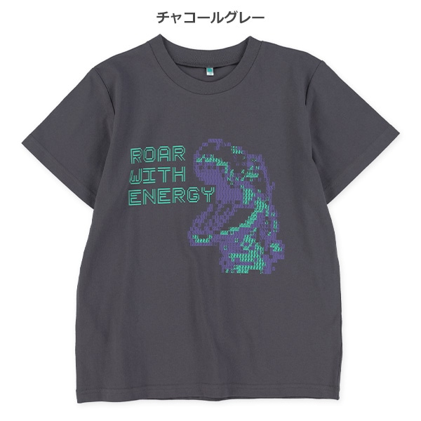 アスキー恐竜半袖Tシャツ