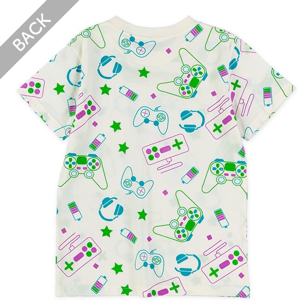 ゲーム総柄半袖Tシャツ