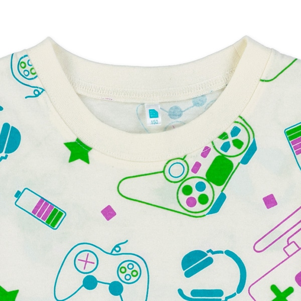 ゲーム総柄半袖Tシャツ