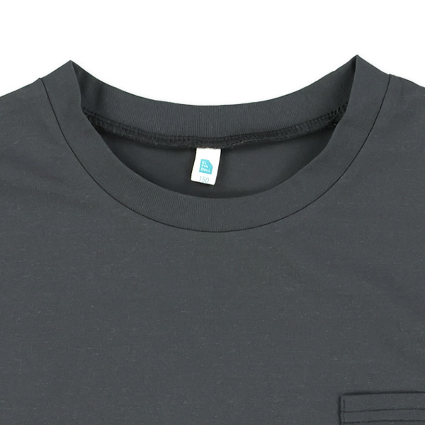 さらさら天竺胸ポケット付き半袖Tシャツ