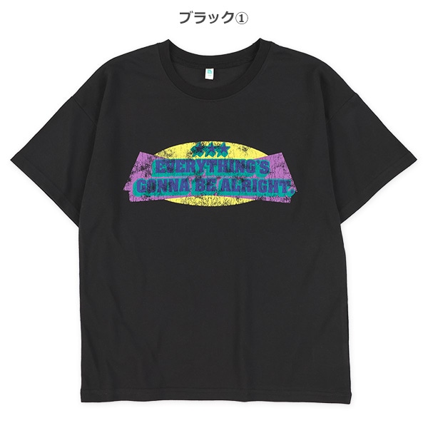 胸ロゴプリントワイド半袖Tシャツ
