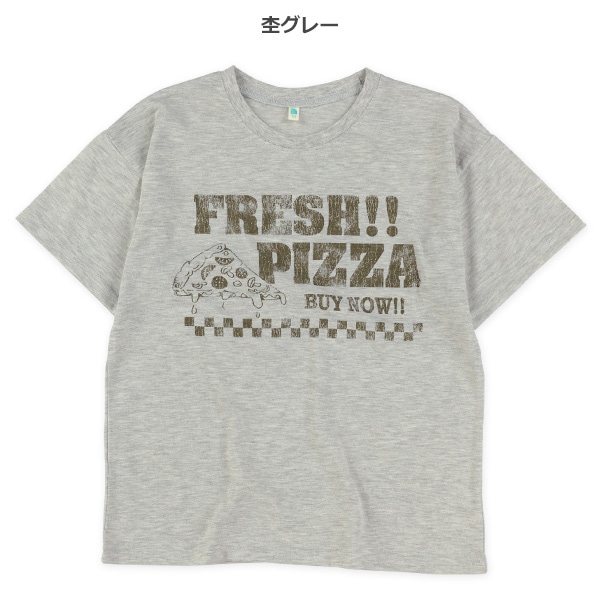 胸ロゴプリントワイド半袖Tシャツ