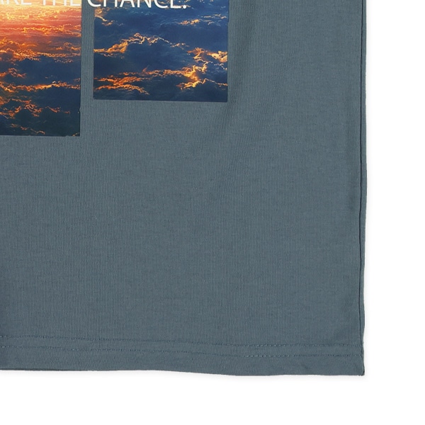 転写プリント半袖Tシャツ