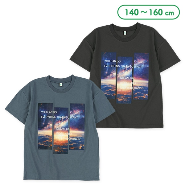 転写プリント半袖Tシャツ