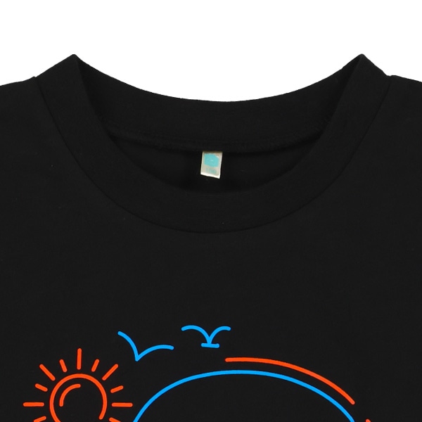 サーフネオンプリント半袖Tシャツ