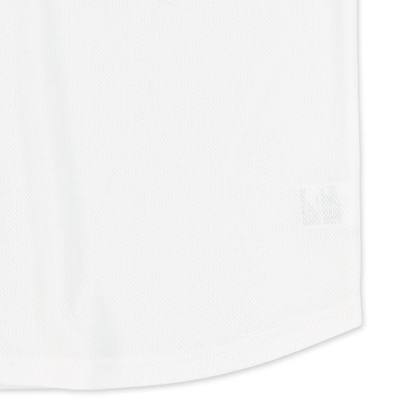 ポリエステルメッシュ肩ラインラグラン半袖Tシャツ