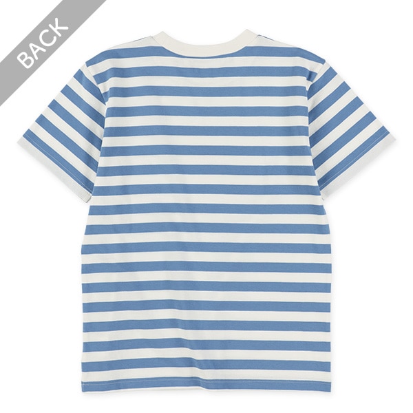 シングルボーダー半袖Tシャツ