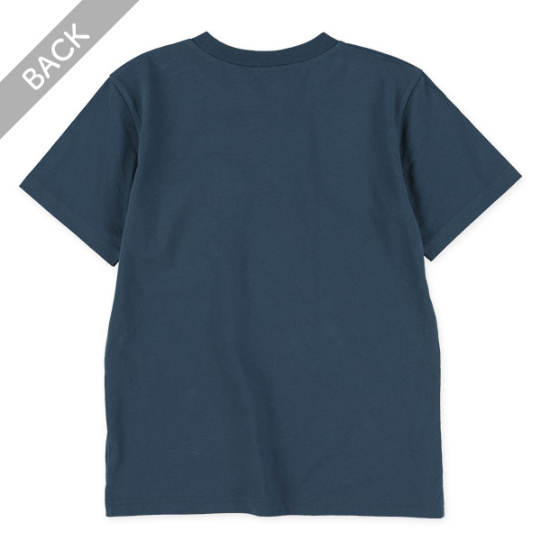 配色ポケット付き半袖Tシャツ