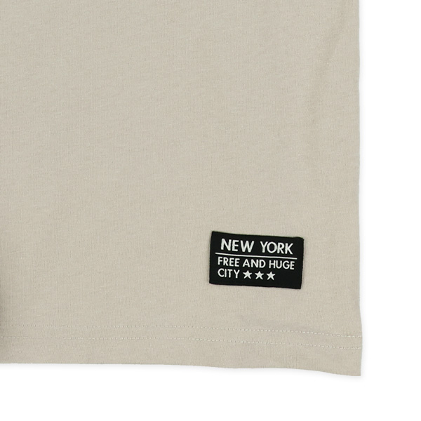 袖レイヤード風半袖Tシャツ