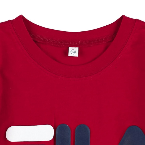 FILA）発泡プリント半袖Tシャツ