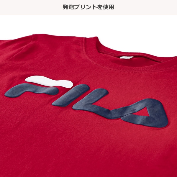 FILA）発泡プリント半袖Tシャツ
