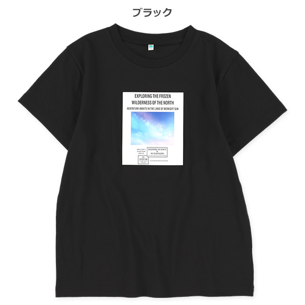 転写プリント半袖Tシャツ