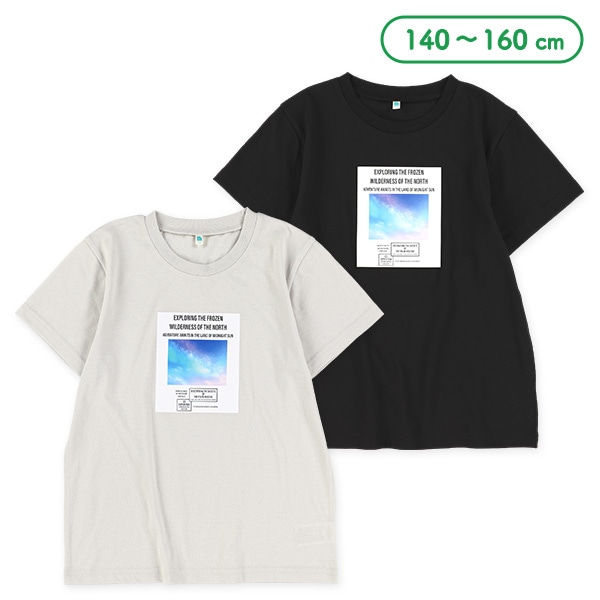 転写プリント半袖Tシャツ