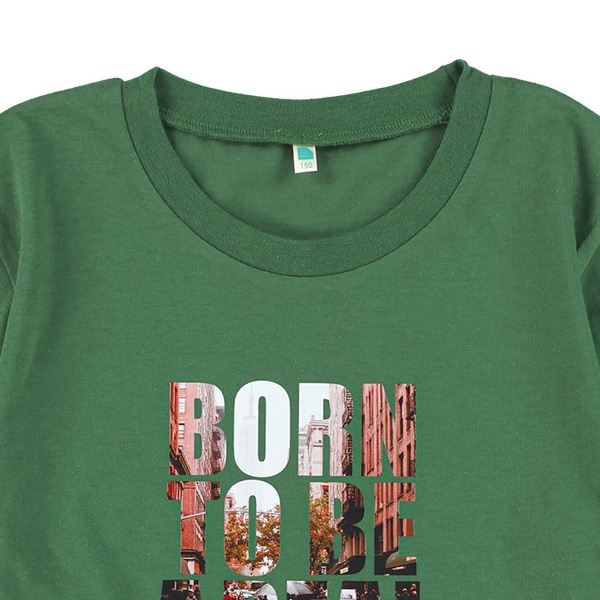 ロゴ転写半袖Tシャツ