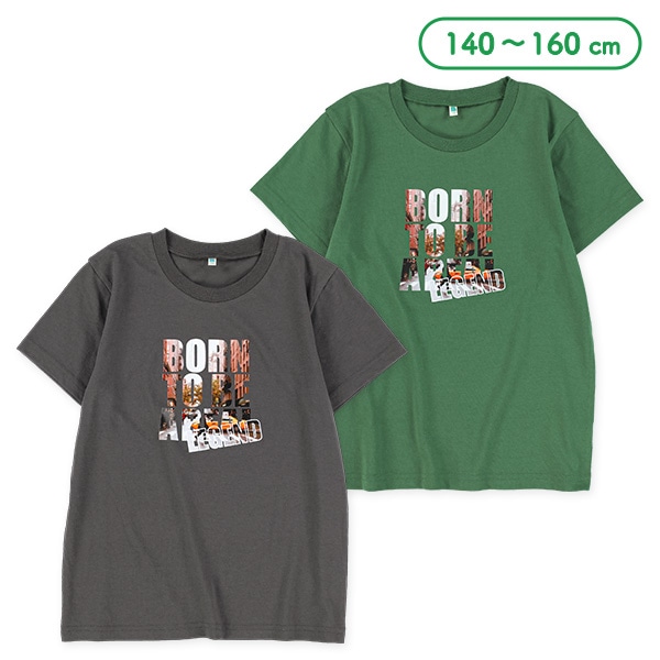 ロゴ転写半袖Tシャツ