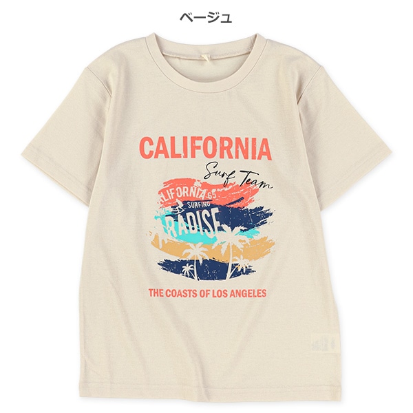 ボタニカルロゴプリント半袖Tシャツ