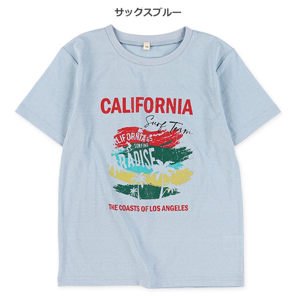 ボタニカルロゴプリント半袖Tシャツ