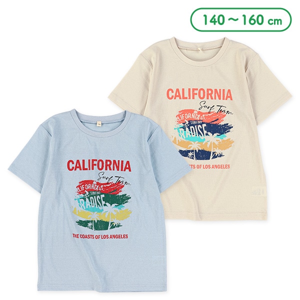 ボタニカルロゴプリント半袖Tシャツ