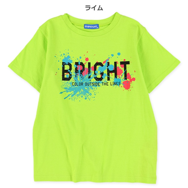 ペイントロゴプリント半袖Tシャツ