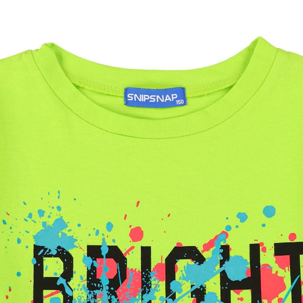 ペイントロゴプリント半袖Tシャツ