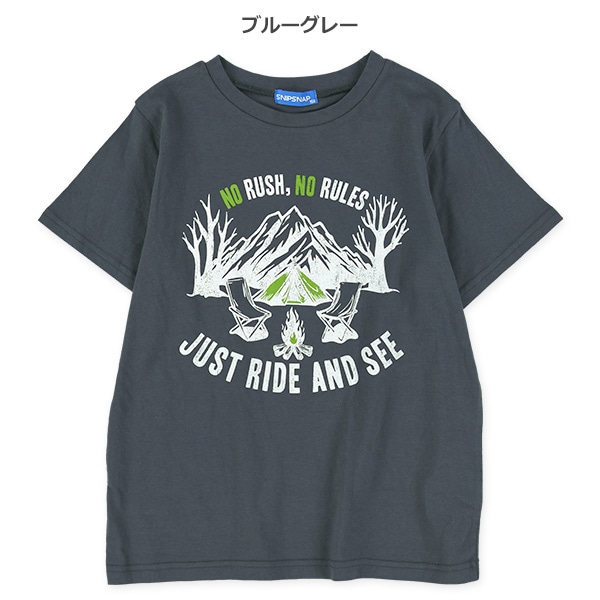 山キャンプ半袖Tシャツ