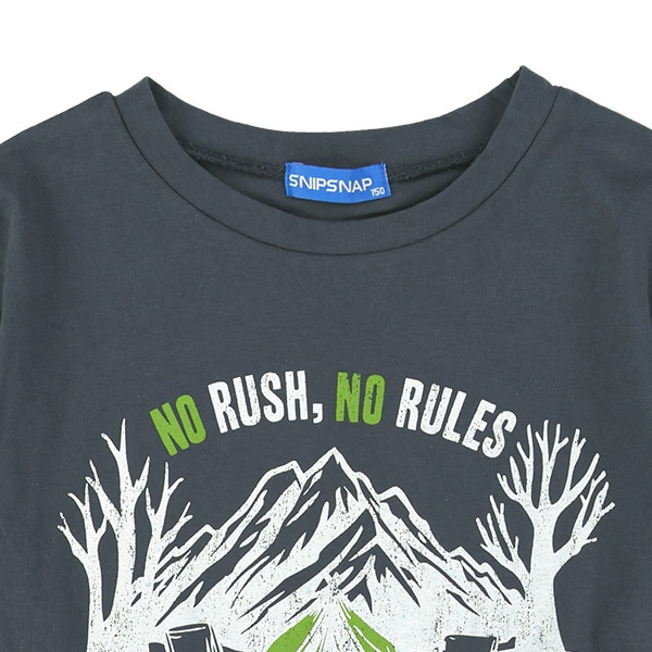 山キャンプ半袖Tシャツ