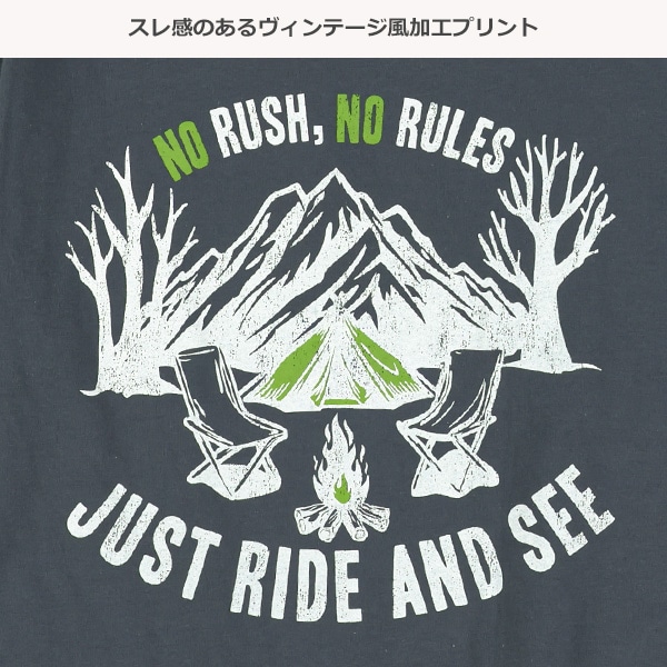 山キャンプ半袖Tシャツ