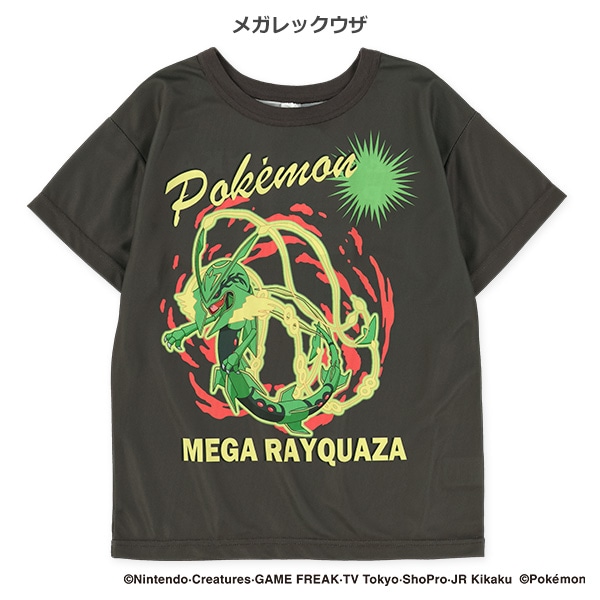 ポリエステルメッシュバンド風プリント半袖Tシャツ（ポケモン）