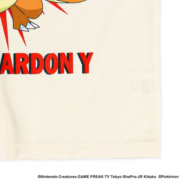 ポリエステルメッシュバンド風プリント半袖Tシャツ（ポケモン）