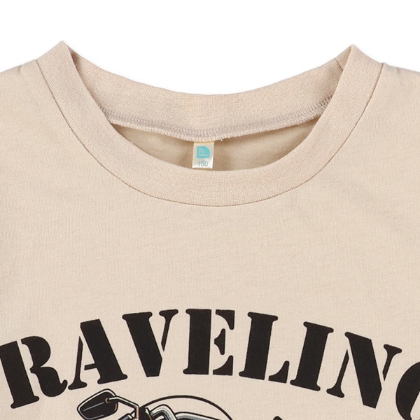 バイクロゴプリント半袖Tシャツ