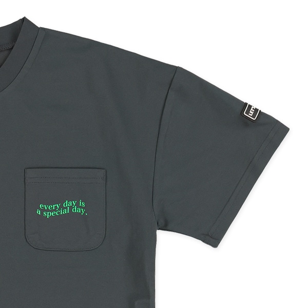 さらさら天竺胸ポケット付き半袖Tシャツ