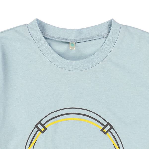 ヘッドフォンプリント半袖Tシャツ