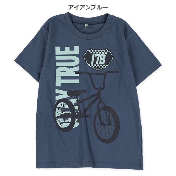 BMXプリント半袖Tシャツ