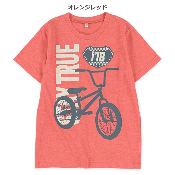 BMXプリント半袖Tシャツ